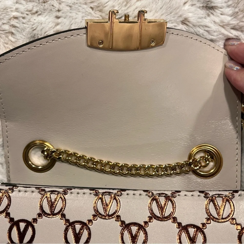 Valentino by Mario Valentino Bijou Monogram Leather Crossbody Bag